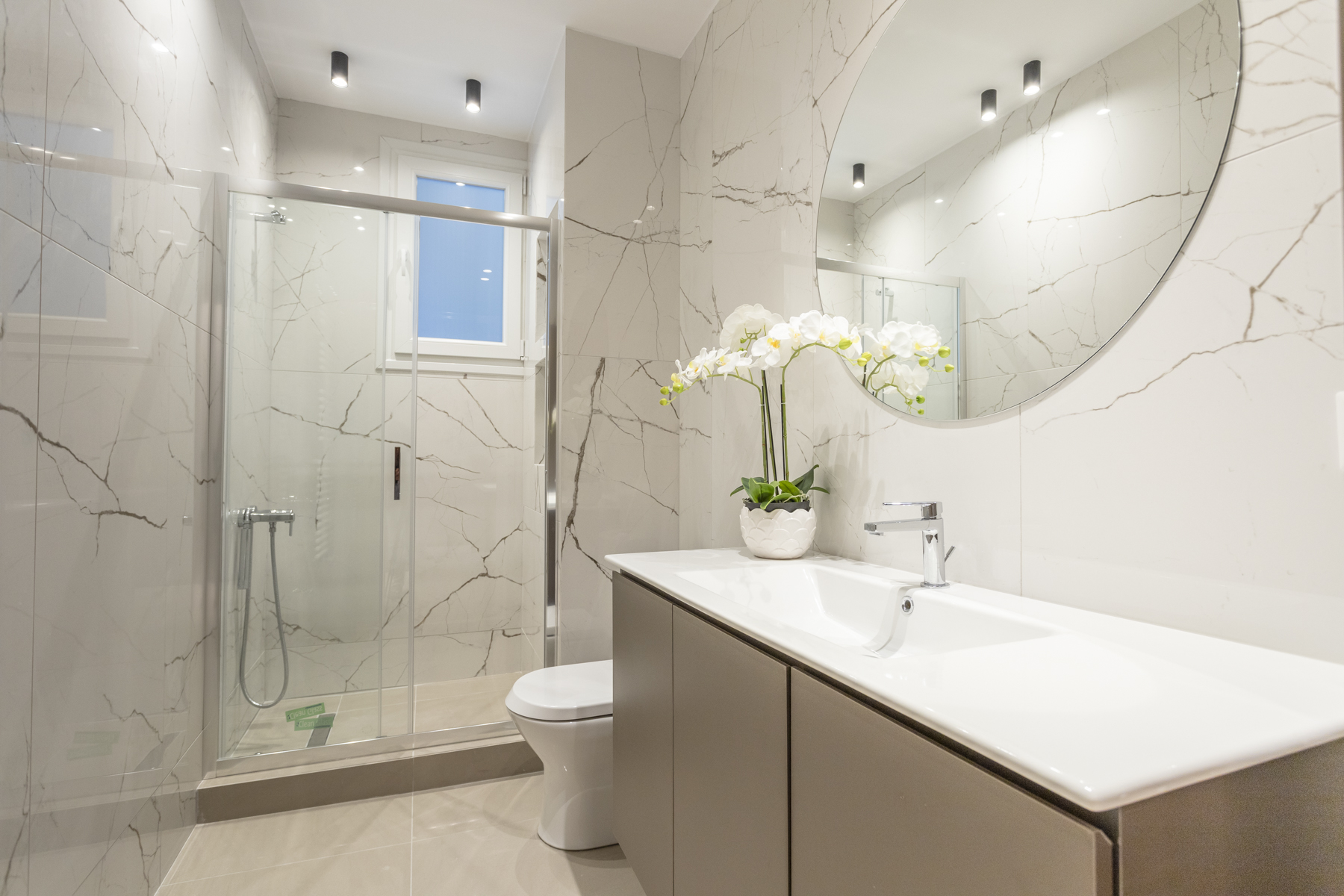 Central flat split and renovation